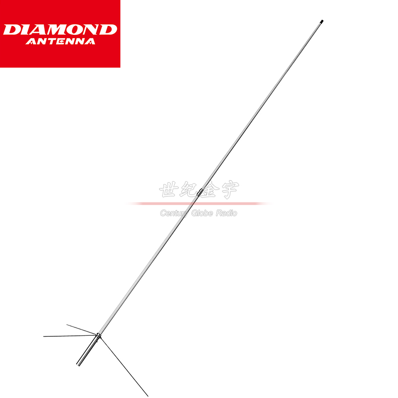 日本钻石天线 X300 基地台玻璃钢直立天线 UV双段
