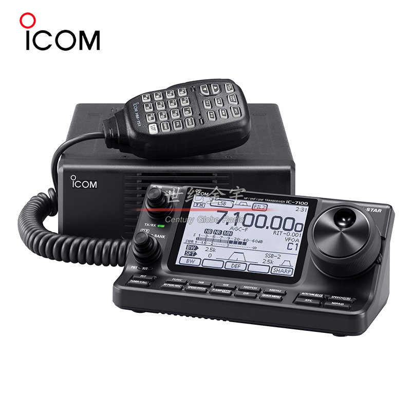 ICOM艾可慕IC-7100多波段全模式触控车台 原装正品